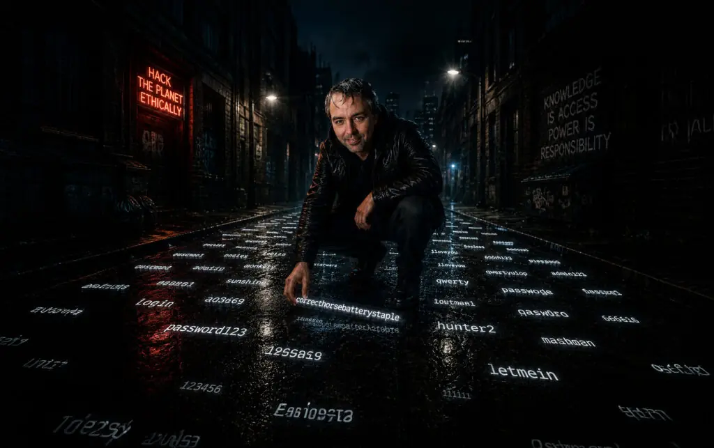 Sander, blog wachtwoorden op straat
